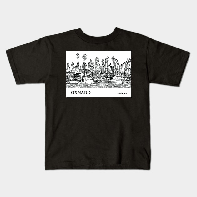 Oxnard - California Kids T-Shirt by Lakeric